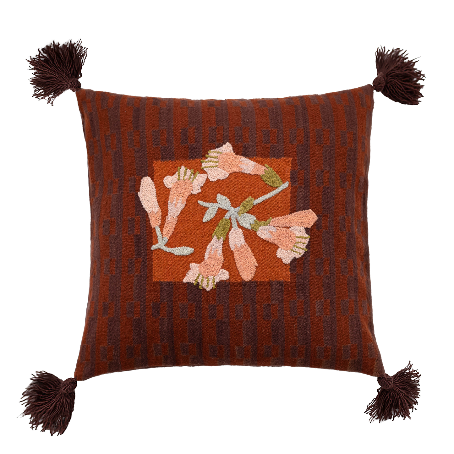 Offering - Terracotta Wool Cushion Cover