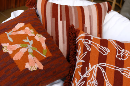 Offering - Terracotta Wool Cushion Cover